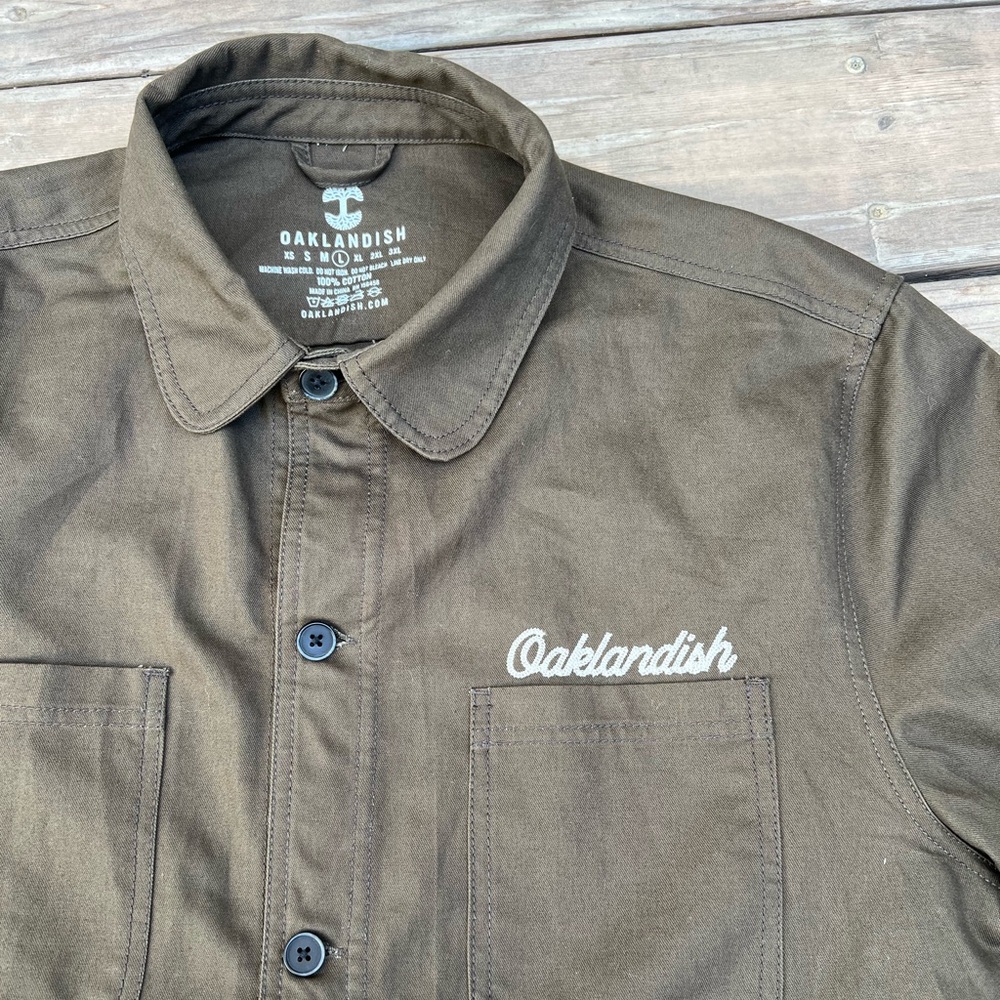 Oaklandish Brown Button Up Jacket - image 3